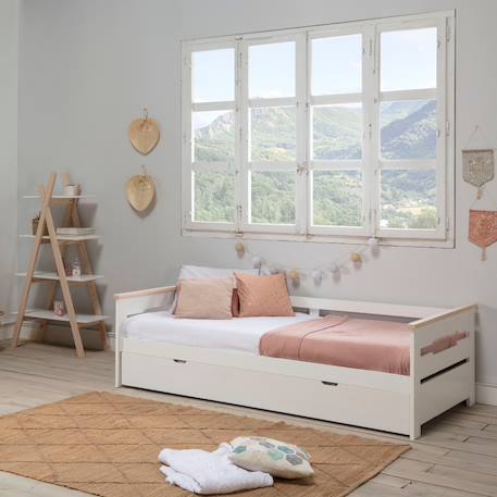 Lit gigogne 2 couchages - gamme elsa Blanc 1 - vertbaudet enfant 