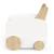 Chariot rangement firmiana Blanc mat / bois 1 - vertbaudet enfant 