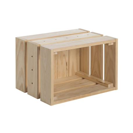Caisse modulable 13461 Bois clair 2 - vertbaudet enfant 