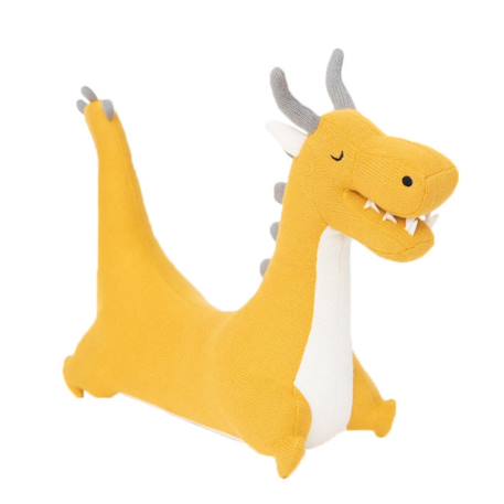 Peluche dragon mini en coton Yelow 1 - vertbaudet enfant 