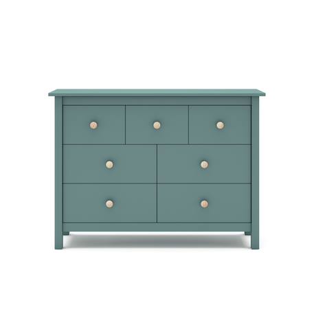 Commode 7 tiroirs poignées interchangeables - gamme camille Vert 2 - vertbaudet enfant 