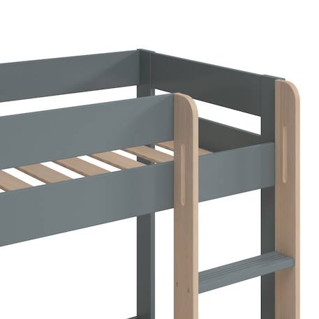 Lits superposés montessori - gamme laura Blanc+Vert kaki 10 - vertbaudet enfant 
