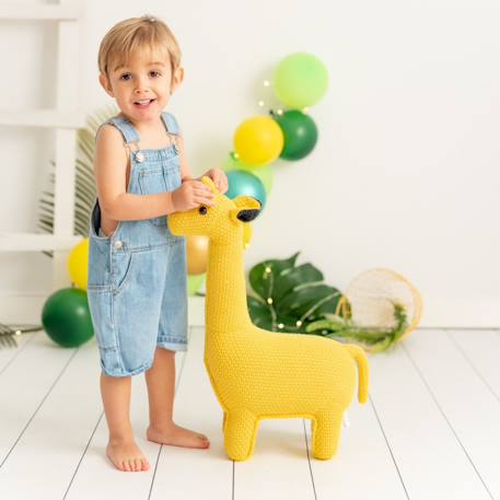 Peluche girafe mini en coton Yelow 2 - vertbaudet enfant 