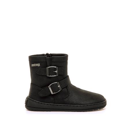 Bottines filles synthétique fermeture éclair barefoot Black+Brown 1 - vertbaudet enfant 