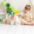 Peluche éléphant mini en coton Beige and brown 3 - vertbaudet enfant 