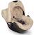 Housse siège-auto cosy universelle romantic leaves Beige+Noir 4 - vertbaudet enfant 