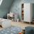 Bureau modulable 1 tiroir - gamme simon Blanc+Vert kaki 1 - vertbaudet enfant 