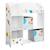 Etagère enfant avec étagères, rangements Blanc 2 - vertbaudet enfant 