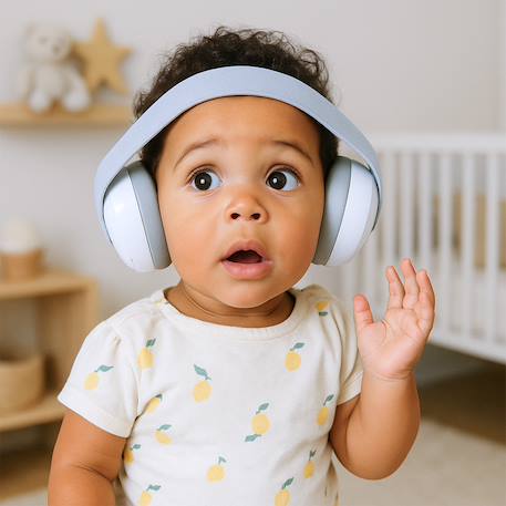 Casque anti-bruit evolutif 2-en-1 bébé et enfant Blanc 4 - vertbaudet enfant 