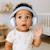 Casque anti-bruit evolutif 2-en-1 bébé et enfant Blanc 4 - vertbaudet enfant 