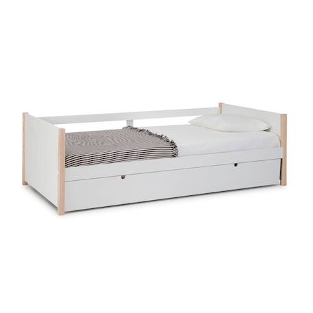 Lit gigogne 2 couchages - gain de place - gamme clémence Blanc 2 - vertbaudet enfant 