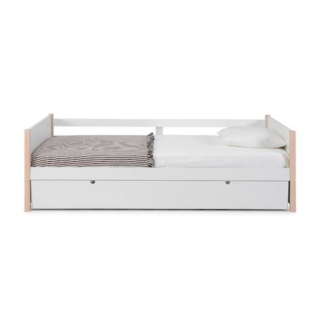 Lit gigogne 2 couchages - gain de place - gamme clémence Blanc 6 - vertbaudet enfant 