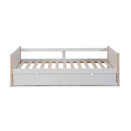 Lit gigogne 2 couchages - gain de place - gamme clémence Blanc 5 - vertbaudet enfant 