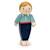Poupées en Bois d’Hévéa – Personnages Articulés - père Multicolor 2 - vertbaudet enfant 