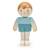 Poupées en Bois d’Hévéa – Personnages Articulés - Fils Multicolor 1 - vertbaudet enfant 
