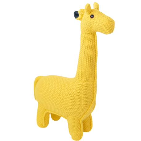 Peluche girafe mini en coton Yelow 1 - vertbaudet enfant 