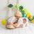 Peluche éléphant mini en coton Beige and brown 2 - vertbaudet enfant 