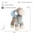 Peluche chien cocker mini en coton Grey and blue 6 - vertbaudet enfant 