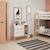 Commode 3 tiroirs et 2 niches - gamme simon Blanc+Vert kaki 1 - vertbaudet enfant 