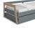 Lit avec tiroir 2 couchages - gamme emy Blanc+Vert kaki 11 - vertbaudet enfant 