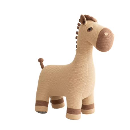 Grande peluche siège d’appoint cheval Dark and light brown 1 - vertbaudet enfant 