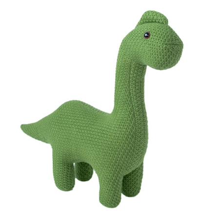 Peluche dinosaure mini en coton Green olive 1 - vertbaudet enfant 