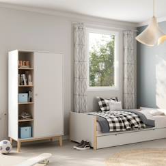 Chambre et rangement-Armoire 5 niches et penderie - gamme simon
