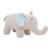 Peluche éléphant mini en coton Grey and blue 1 - vertbaudet enfant 