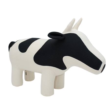 Grande peluche siège d’appoint vache Black and white 1 - vertbaudet enfant 