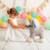 Peluche chien cocker mini en coton Grey and blue 3 - vertbaudet enfant 