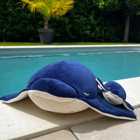 Peluche Nemu Nemu Eita la Raie Manta – Ultra Douce et Apaisante Blanc, bleu 6 - vertbaudet enfant 