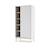 Armoire 5 niches et penderie - gamme simon Blanc+Vert kaki 5 - vertbaudet enfant 