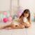 Peluche licorne mini en coton White and pink 3 - vertbaudet enfant 