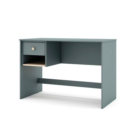 Bureau modulable 1 tiroir - gamme simon Blanc+Vert kaki 10 - vertbaudet enfant 