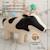 Grande peluche siège d’appoint vache Black and white 5 - vertbaudet enfant 