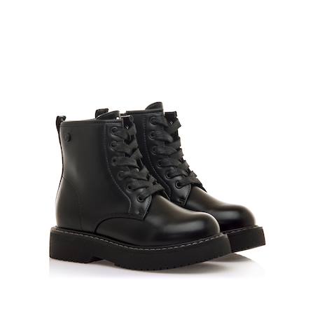Bottines filles synthétique fermeture éclair Black 5 - vertbaudet enfant 