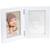 Cadre photo avec empreinte bébé Blanc 1 - vertbaudet enfant 