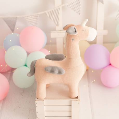 Peluche licorne ailée mini en coton Pink 3 - vertbaudet enfant 