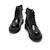 Bottines filles synthétique fermeture éclair Black 6 - vertbaudet enfant 