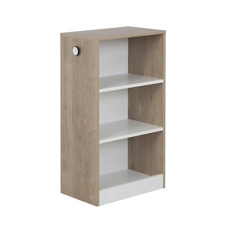 Petite bibliothèque mobile marcel Bois clair 2 - vertbaudet enfant 