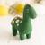Peluche dinosaure mini en coton Green and pink 3 - vertbaudet enfant 