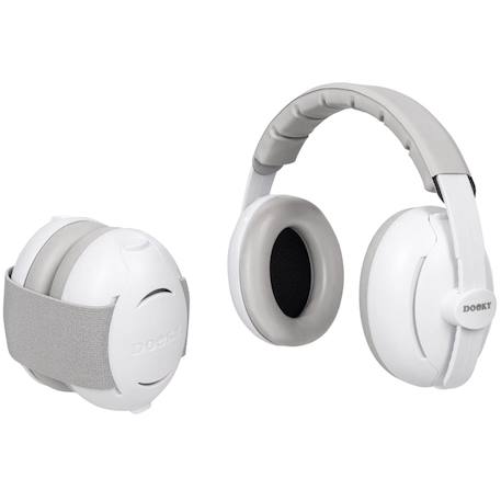 Casque anti-bruit evolutif 2-en-1 bébé et enfant Blanc 5 - vertbaudet enfant 
