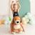 Grande peluche siège d’appoint chien Brown 2 - vertbaudet enfant 