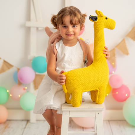 Peluche girafe mini en coton Yelow 3 - vertbaudet enfant 