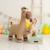 Grande peluche siège d’appoint cheval Dark and light brown 6 - vertbaudet enfant 
