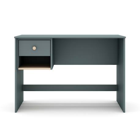 Bureau modulable 1 tiroir - gamme simon Blanc+Vert kaki 8 - vertbaudet enfant 