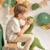 Peluche dinosaure mini en coton Green olive 3 - vertbaudet enfant 