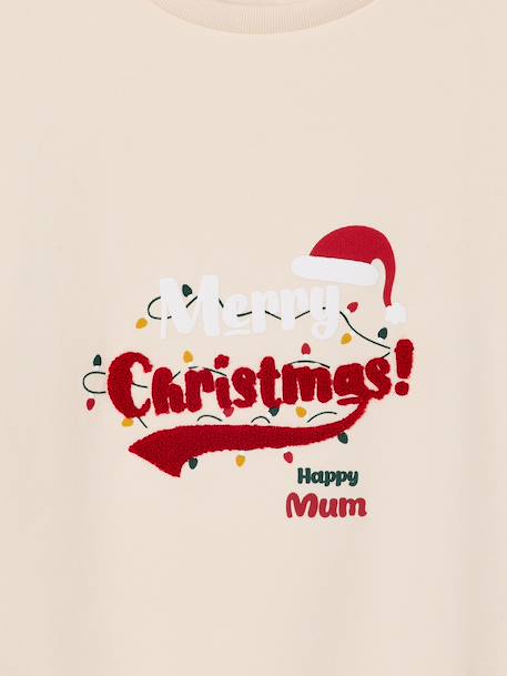 Sweat femme noël capsule famille vanille 7 - vertbaudet enfant 