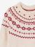 Pull jacquard homme noël capsule famille écru 5 - vertbaudet enfant 