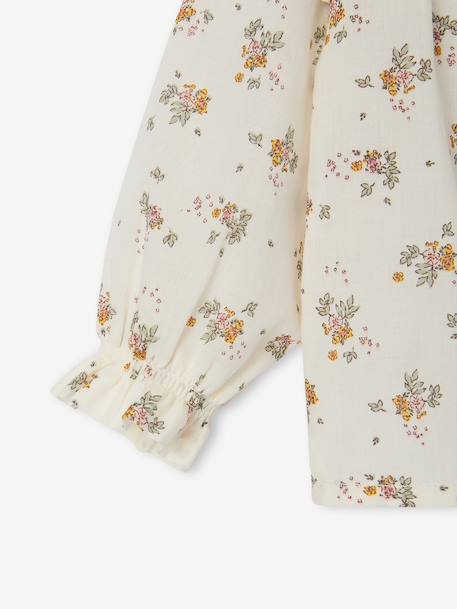 Blouse à volants bébé rose+vanille+vert de gris 9 - vertbaudet enfant 